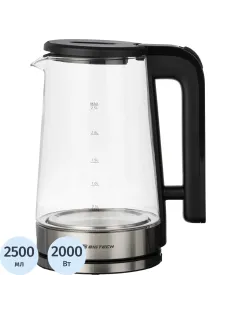 Чайник BigTech ZHK202G, 2,5л, стекло