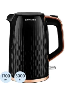 Чайник электрический BRAYER 1061BR, STRIX,3000 Вт,1,7 л,пласт.кор,автооткл