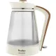 Чайник Tesler KT-1750 BEIGE, 1,7л., 2200Вт., стекло