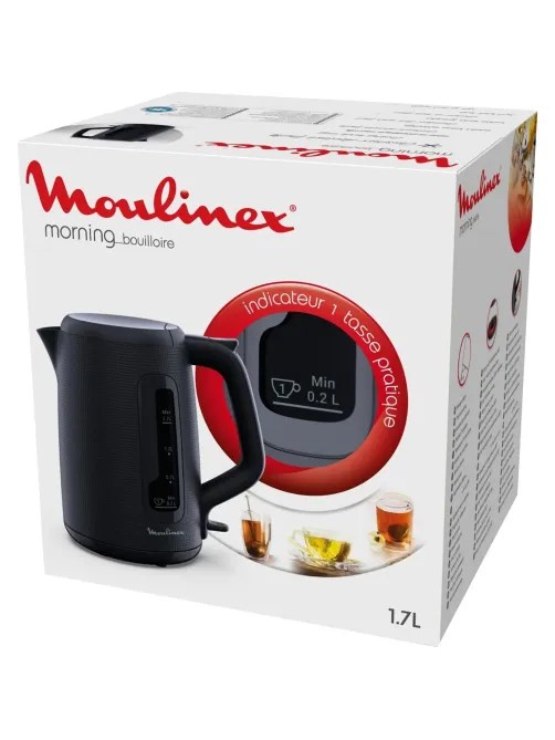 Чайник Moulinex BY2M0810, электрический, черный, 1,7 л