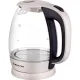 Чайник электрический BRAYER BR1045BN, 2200 Вт, 1,8 л, высококач. Стекло