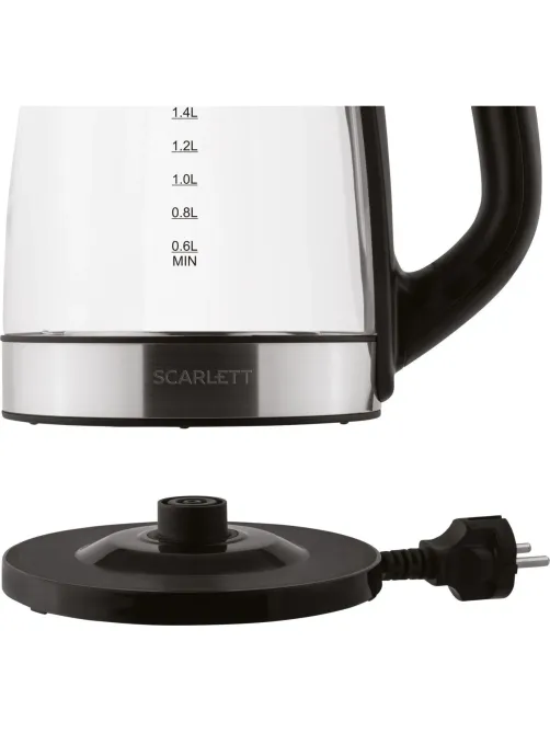 Чайник Scarlett SC - EK27G19, 2200 Вт 2,2л, стеклянный корпус