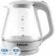 Чайник электрический BRAYER BR1063WH, 1630 Вт, 1,2 л, стекл.корп, термометр