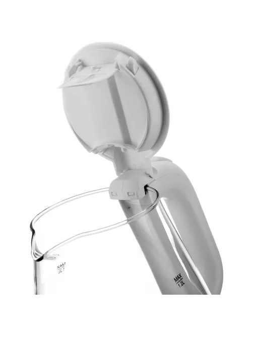 Чайник электрический BRAYER BR1063WH, 1630 Вт, 1,2 л, стекл.корп, термометр