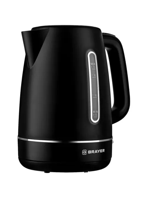 Чайник BRAYER 6103BR-BK,электрический,2200Вт,1,7л, платик.STRIX, автоотключ