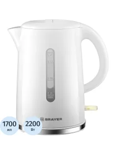 Чайник BRAYER 6108BR,электрический,2200Вт,1,7л,пласт.корп,шкала,подсвет