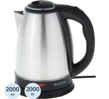 Чайник Centek CT-1068  нерж. 2,0л, 2,0кВт диск