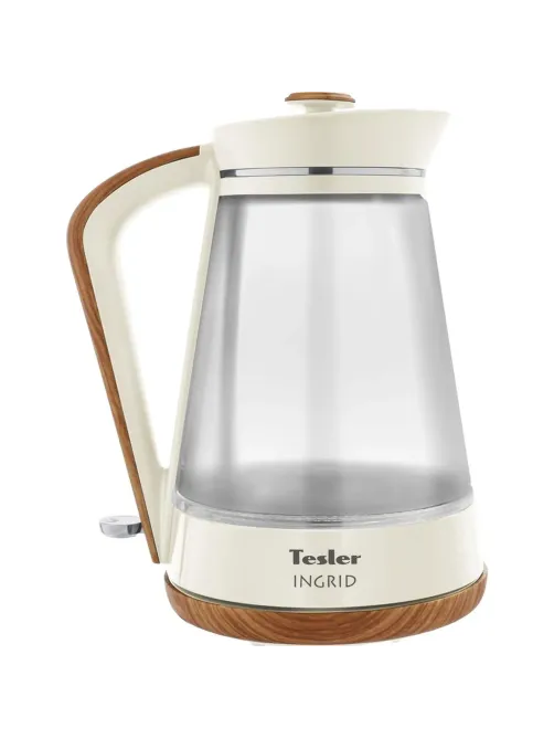 Чайник Tesler KT-1750 BEIGE, 1,7л., 2200Вт., стекло