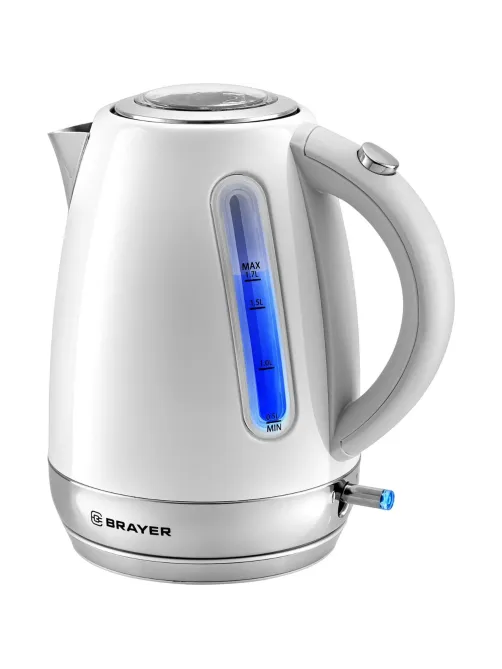 Чайник BRAYER 6110BR  2200Вт.1,7 л,электрич, сталь окраш, автоотключ