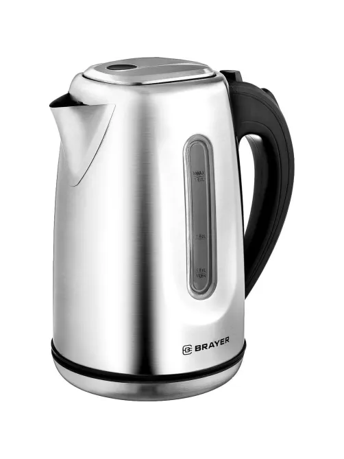 Чайник электрический BRAYER BR1014, 2200 Вт, 1,7 л, нержав.сталь