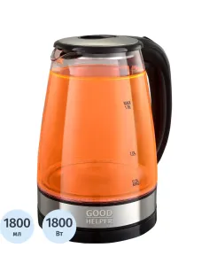 Чайник GOODHELPER KPG-1810 Orange, электрический