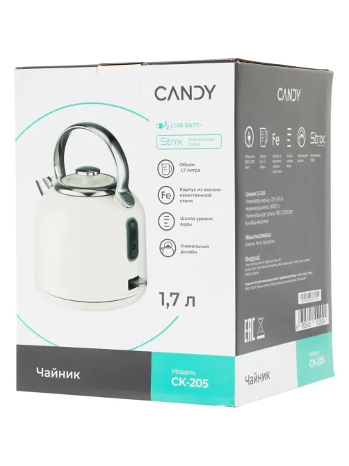 Чайник Candy CK-205,1,7л, 2200вт