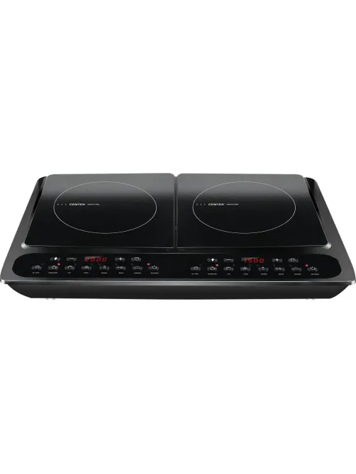 Плита индукционная Centek CT-1514(черн),3500Вт 2 конф.,7 прогр, таймер, LED