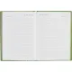 Ежедневник недатированный зеленый, А5 136 л., Do small things, ATTACHE