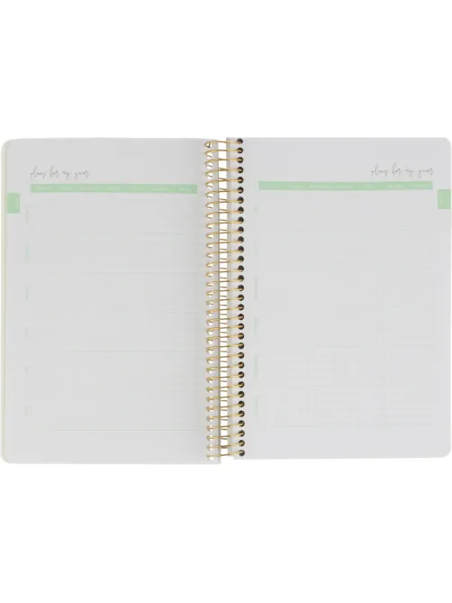Ежедневник недатированный CUTE DIARY А5,BV,136,лес.яг,зол.греб,3-701/12