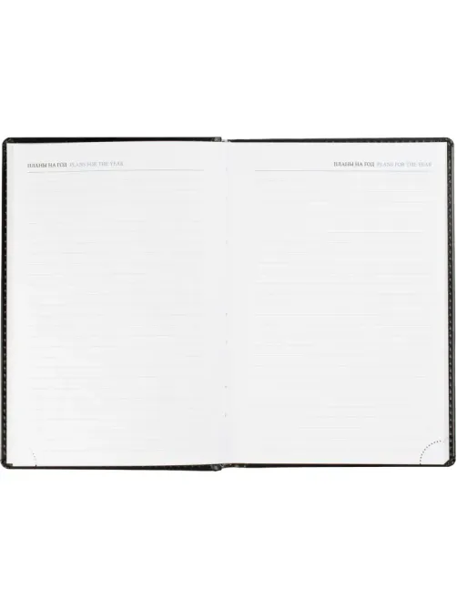Ежедневник датированный 2026, черн, А5, 148x218 мм, 352 стр,АТТАСНЕ Agenda