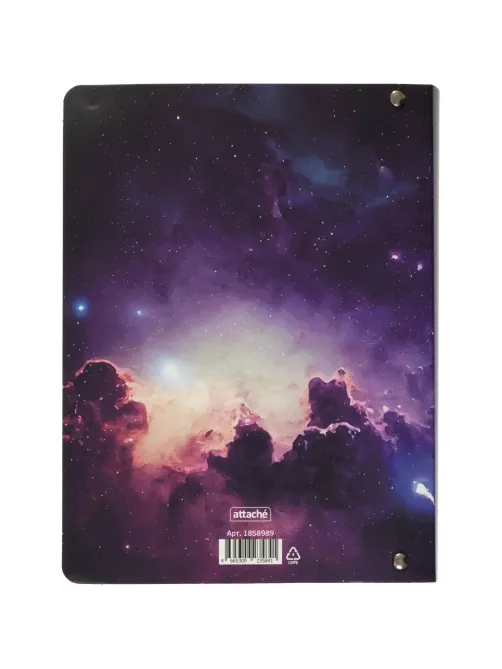 Ежедневник недатированный на кольцах Attache, 136л., 80г/м3, Galaxy