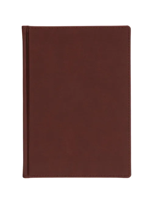 Ежедневник датированный 2026 А5+ VELVET бордовый 3-123/02
