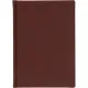 Ежедневник датированный 2026 А5+ VELVET бордовый 3-123/02