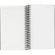 Ежедневник недатированный А5 AGENDA на спирали, черный, 128л 3-746/01