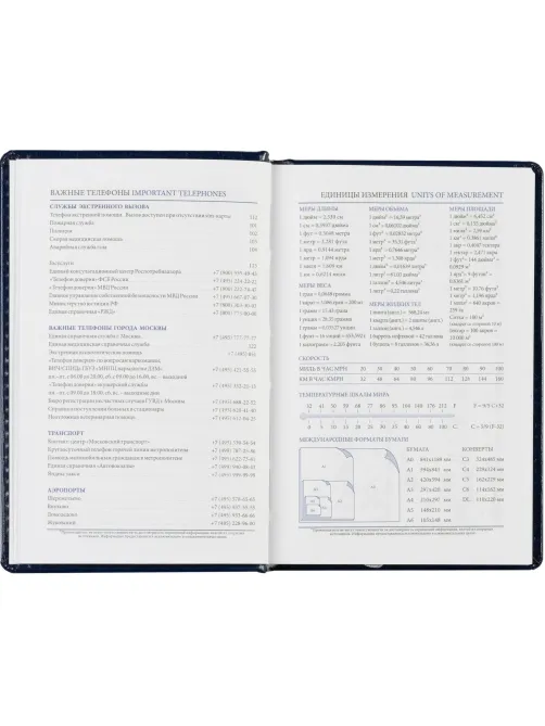 Ежедневник недатированный синий, А6,100x150, 320стр, Agenda