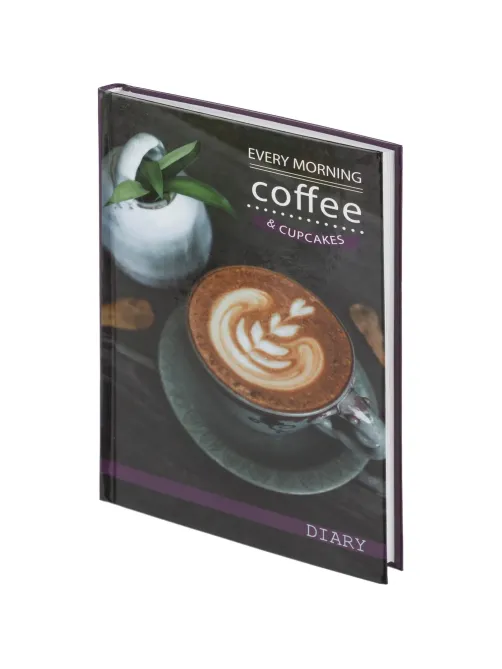 Ежедневник недатированный 7БЦ,пленка глянц,А5,128л Attache, Coffee