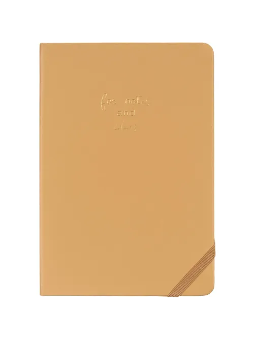 Ежедневник недатированный бежевый, А5,140x200мм, 136 л. ATTACHE