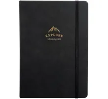 Ежедневник датированный 2026 IF 14х20см 176л, тв с рез, Explore I1715/black