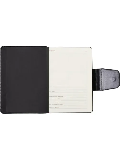 Ежедневник недатированный A5, Prestige черный, 160 л. 3-352/01