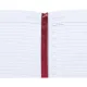 Ежедневник недатированный A6+, 136л, SIDNEY NEBRASKA бордовый 3-496/01