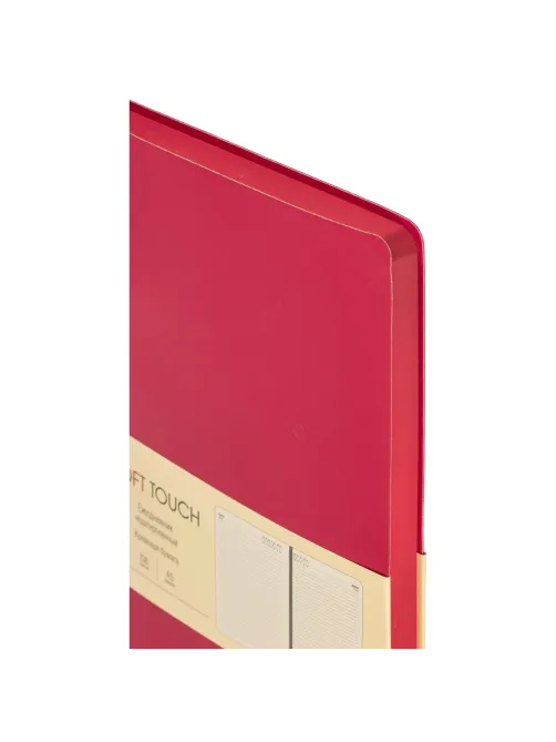 Ежедневник недатированный А5 136л  SOFT TOUCH интеграл.розовый ЕКСТ52513608