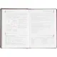 Ежедневник датированный 2026 А5+ VELVET бордовый 3-123/02