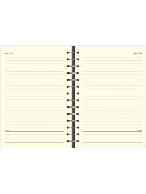 Ежедневник недатированный Fluid Attache Selection бирюз 140х200 мм,192с