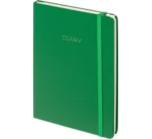 Ежедневник недатированный зеленый, А5 136 л., Diary, ATTACHE