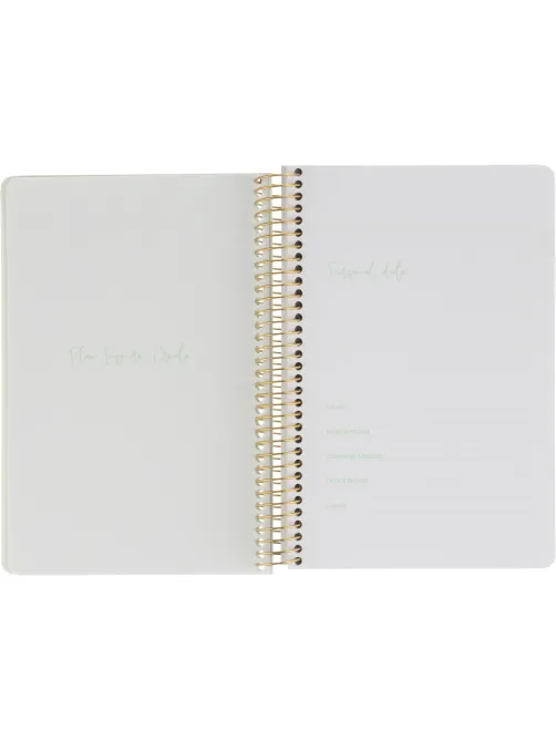 Ежедневник недатированный CUTE DIARY А5,BV,136,лес.яг,зол.греб,3-701/12