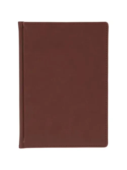 Ежедневник недатированный А5+, 136л, VELVET бордовый  3-115/02