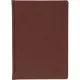 Ежедневник недатированный А5+, 136л, VELVET бордовый  3-115/02
