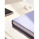 Ежедневник недатированный А5+, 136л, VELVET сиреневый  3-115/11