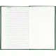 Ежедневник недатированный А5,128л.,55-65 г,бумвинил зеленый,Attache
