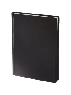 Ежедневник недатированный А5+, 136л, VELVET черный  3-115/04