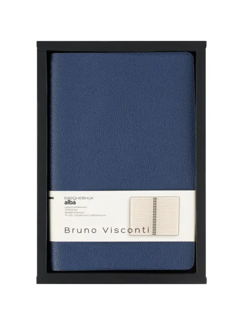 Ежедневник недатированный А5 ALBA синий, 136л 3-783/03