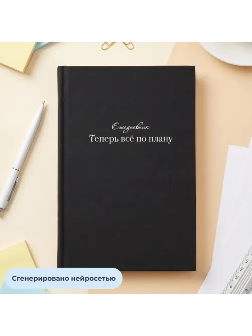 Ежедневник недатированный А5 Теперь все по плану 7БЦ, софт тач, 128л
