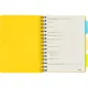 Ежедневник недатированный Bright Colours на спирали, А5, 272 стр., ЖЕЛТЫЙ