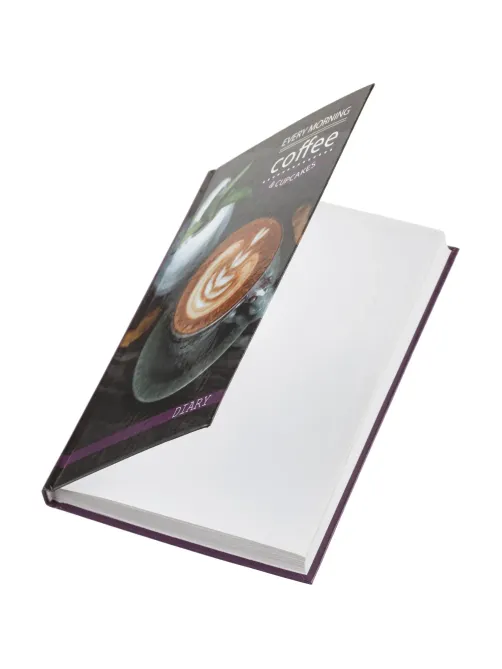 Ежедневник недатированный 7БЦ,пленка глянц,А5,128л Attache, Coffee