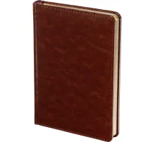 Ежедневник недатированный коричнев,А5,145х205,136л,Sidney NEBRASKA 3-128/03