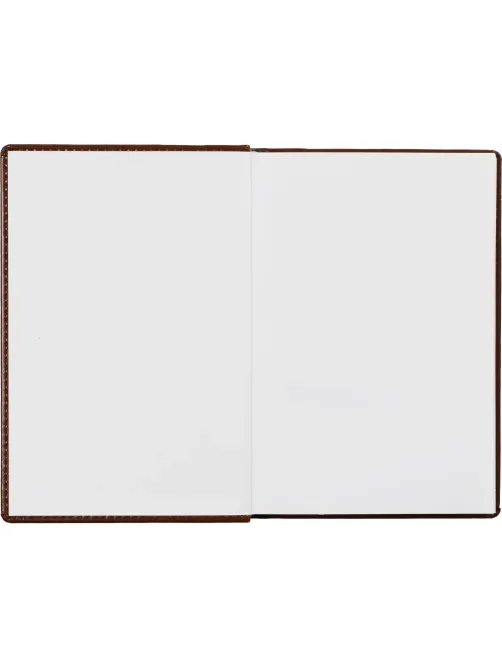 Ежедневник недатированный коричн, А5, 148x218, 352стр, Agenda