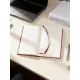 Ежедневник недатированный ATTACHE FLEX бордо А5, 136 л. бежевый блок