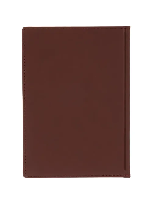 Ежедневник недатированный А5+, 136л, VELVET бордовый  3-115/02