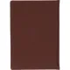 Ежедневник недатированный А5+, 136л, VELVET бордовый  3-115/02