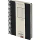 Ежедневник недатированный А5 AGENDA на спирали, черный, 128л 3-746/01